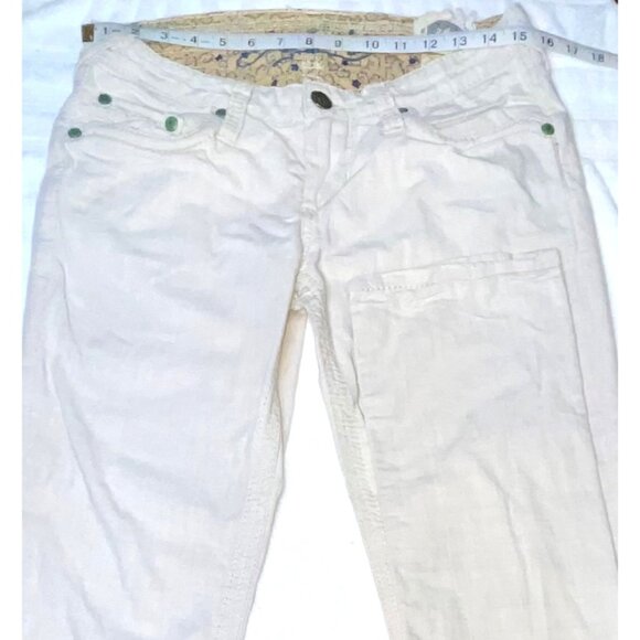 Stitch'S Authentic Tailored Denim Womens Pants Seminole Made In Hong Kong - Picture 1 of 3